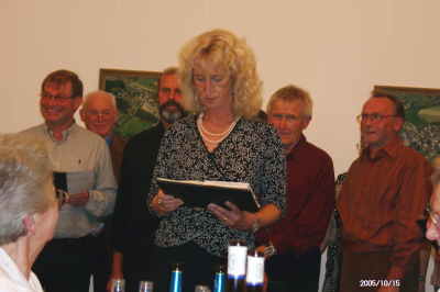15.10.2005: Vorsitzende Renate Paschke