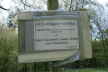 30.04.2005: Die Hinweistafel