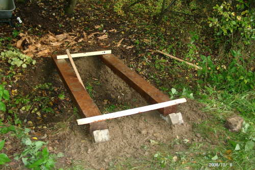 08.10.2008: Der zweite Tragebalken