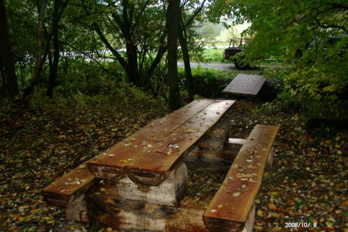 08.10.2008: Blick auf den Wanderweg