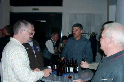 15.10.2005: Im Foyer ...
