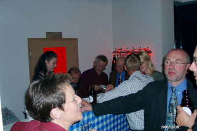 15.10.2005: ...und an der Bar