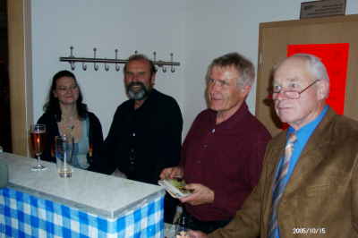 15.10.2005: Hinter der Bar