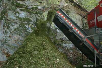 18.10.2005: Der Shredder lagert