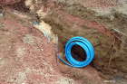 12.11.2009:  Die Wasserleitung ...