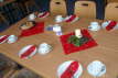 02.12.2006: Die Tische eingedeckt ...