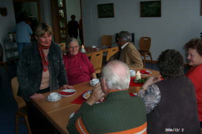 02.12.2006: Die ersten Gste treffen ein ...
