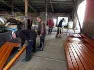 26.03.2016: Das Holz fr die Dachkon-