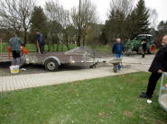 02.04.2016: Das Material fr die Boden-
